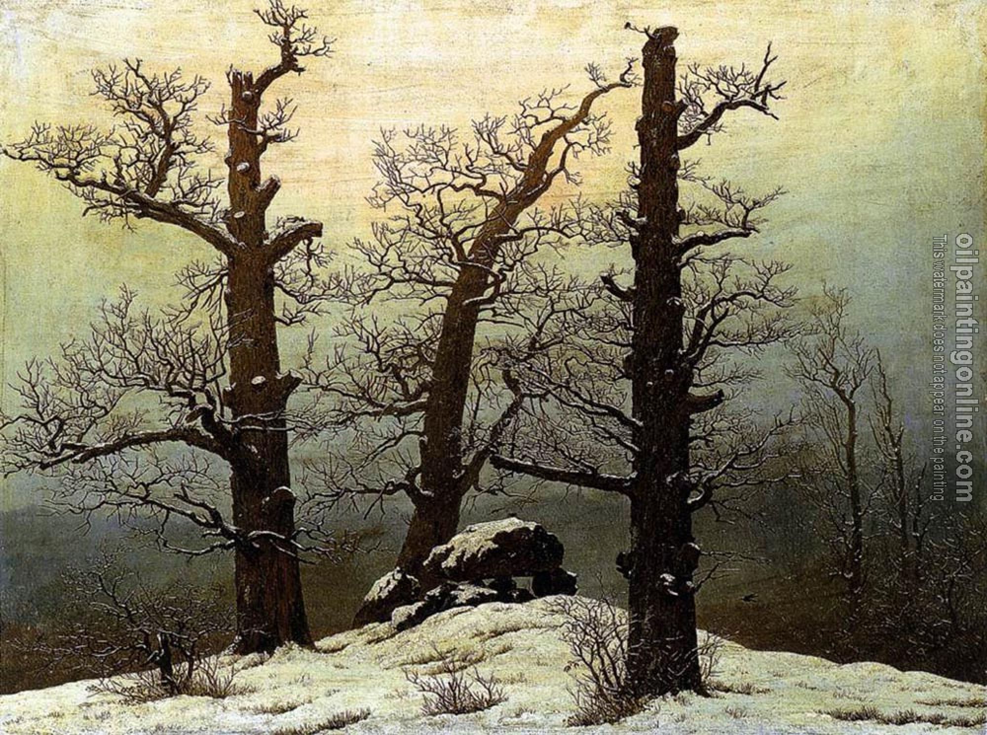 Friedrich, Caspar David - Dolmen In The Snow